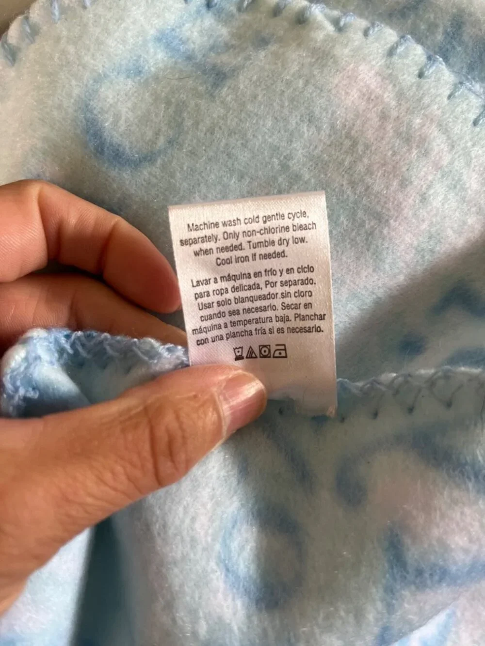 Cannon Light Blue Throw Blanket 62